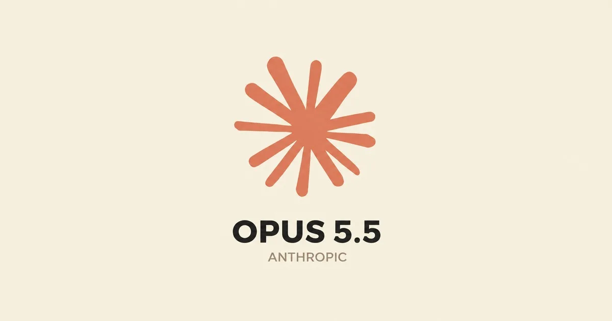 Visuel « Opus 5.5 — Anthropic »